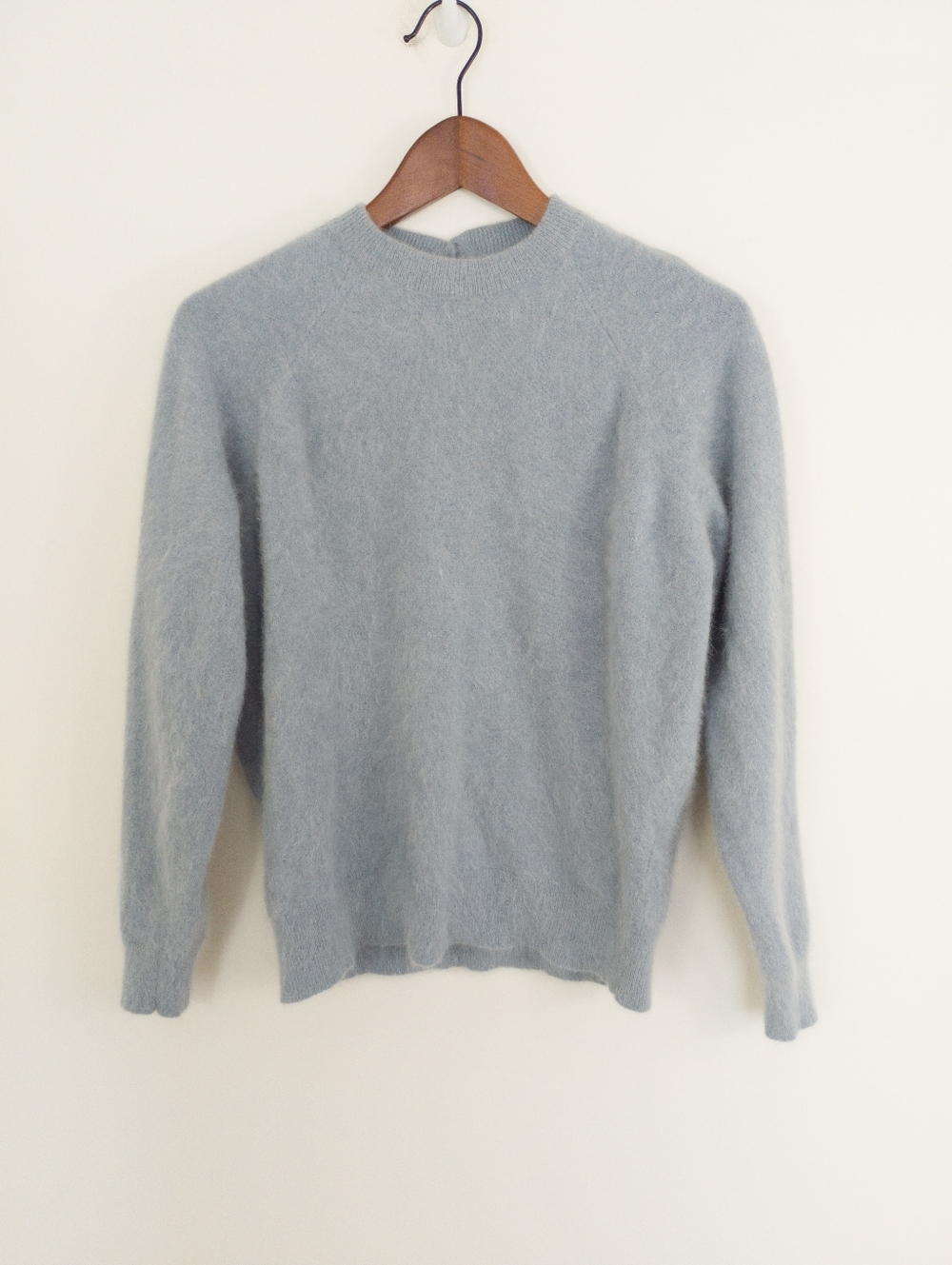 Vintage Parkhurst Fuzzy Crewneck Angora Blend Sweater Size 40